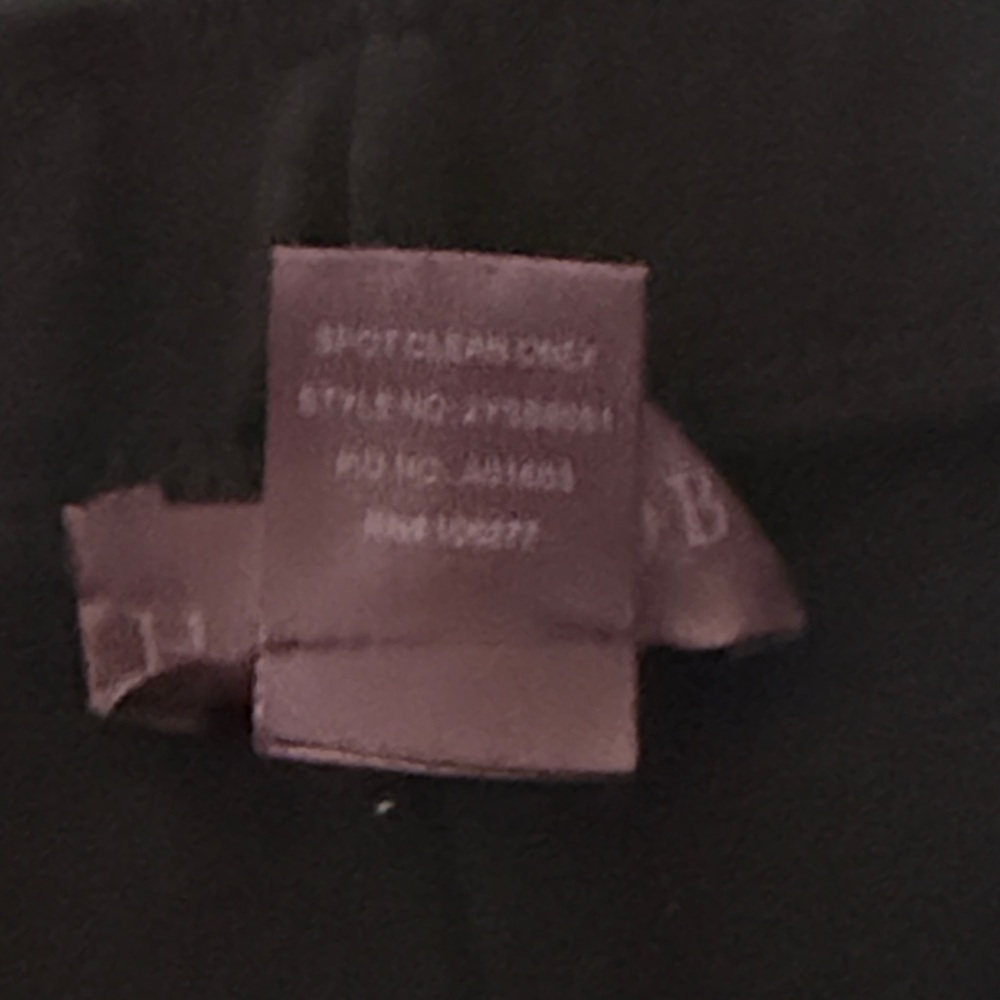 Hale Bob large black leggings with  genuine suede side panels - Picture 11 of 16
